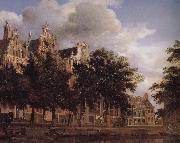 Jan van der Heyden Canal house Spain oil painting artist